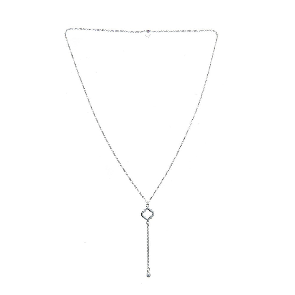 Long Cut-Out Stephanie Necklace