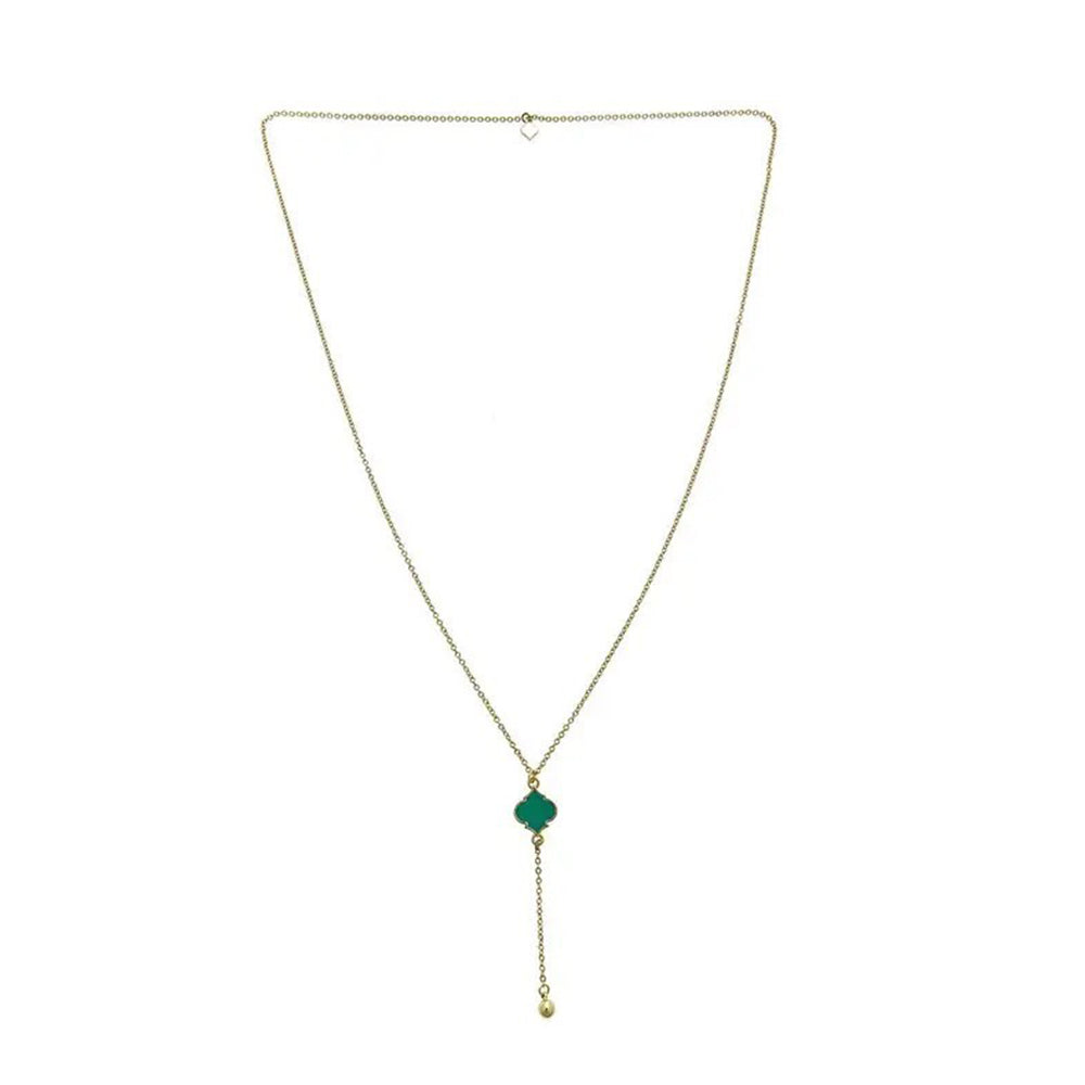 Long Enamel Stephanie Necklace