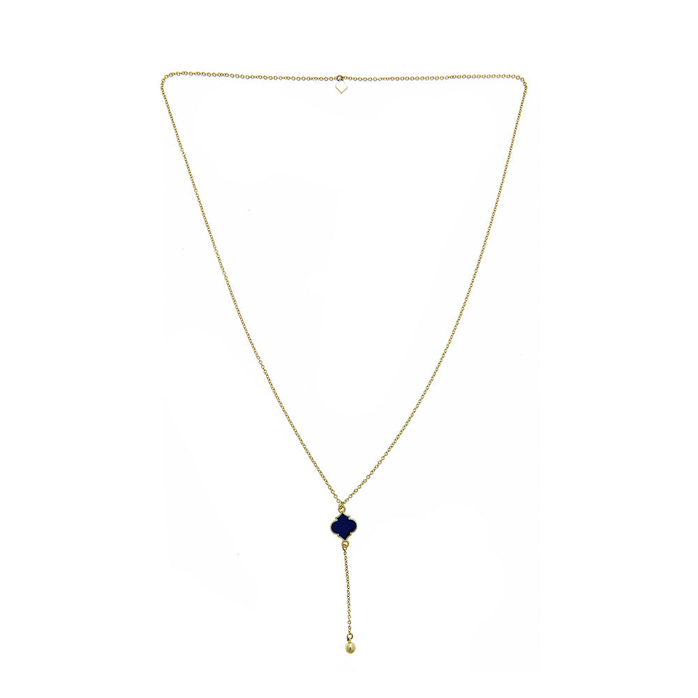 Long Enamel Stephanie Necklace