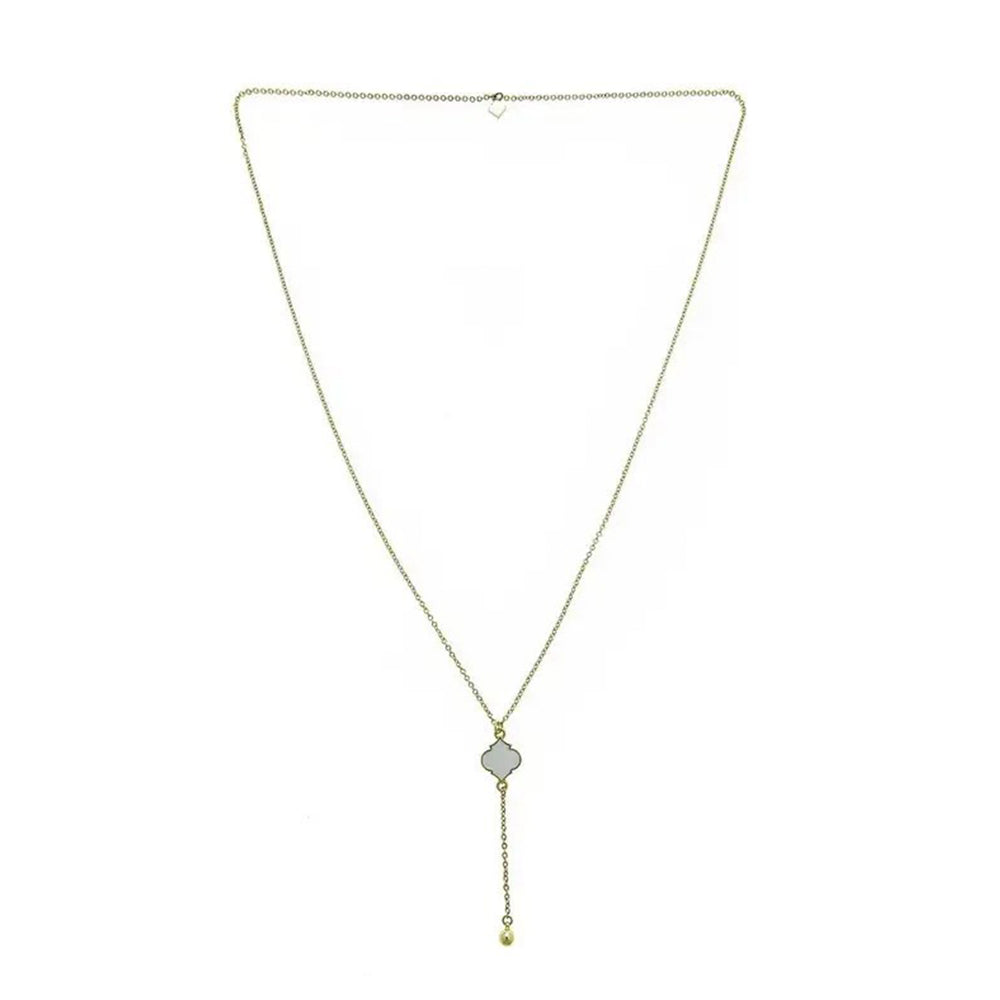 Long Enamel Stephanie Necklace