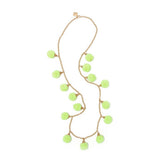 SALE - Long Fiesta Pom-Pom Necklace