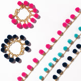 SALE - Long Fiesta Pom-Pom Necklace