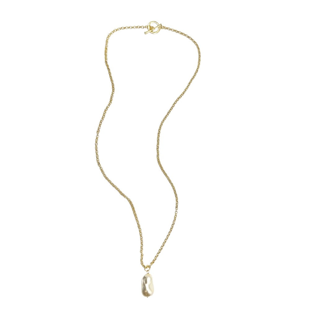 Long Toggle Necklace - Large Nugget