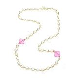 Long Pearl Bead Nugget Necklace - Folli