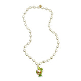 Long Pearl Bead Nugget Necklace - Vero Fish