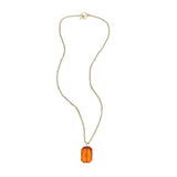 Long Toggle Necklace - Royal - Gold