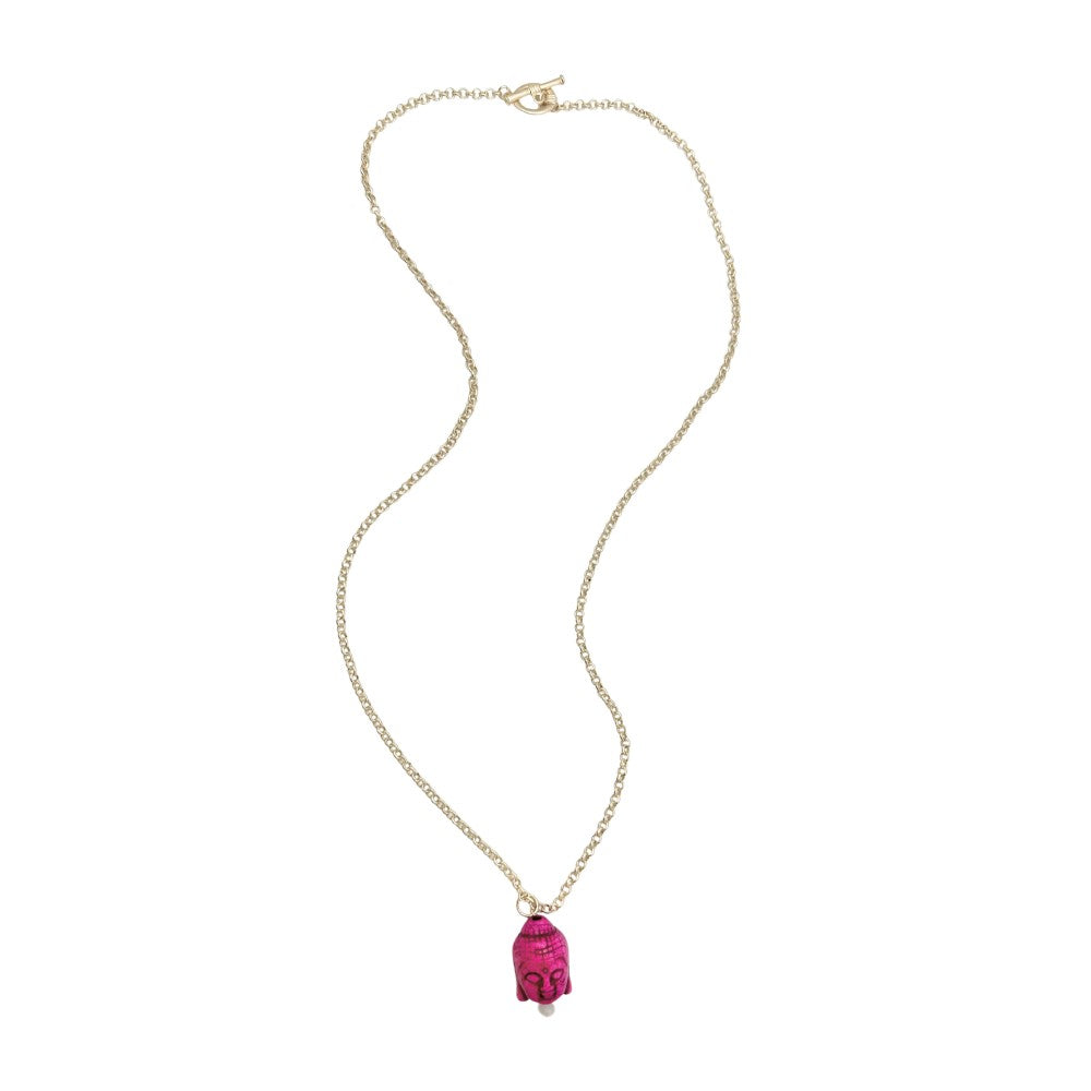 Long Toggle Necklace - Buddah