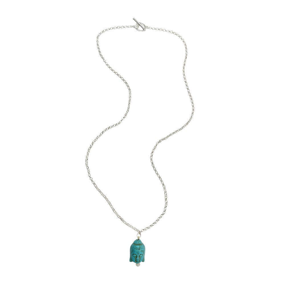 Long Toggle Necklace - Buddah
