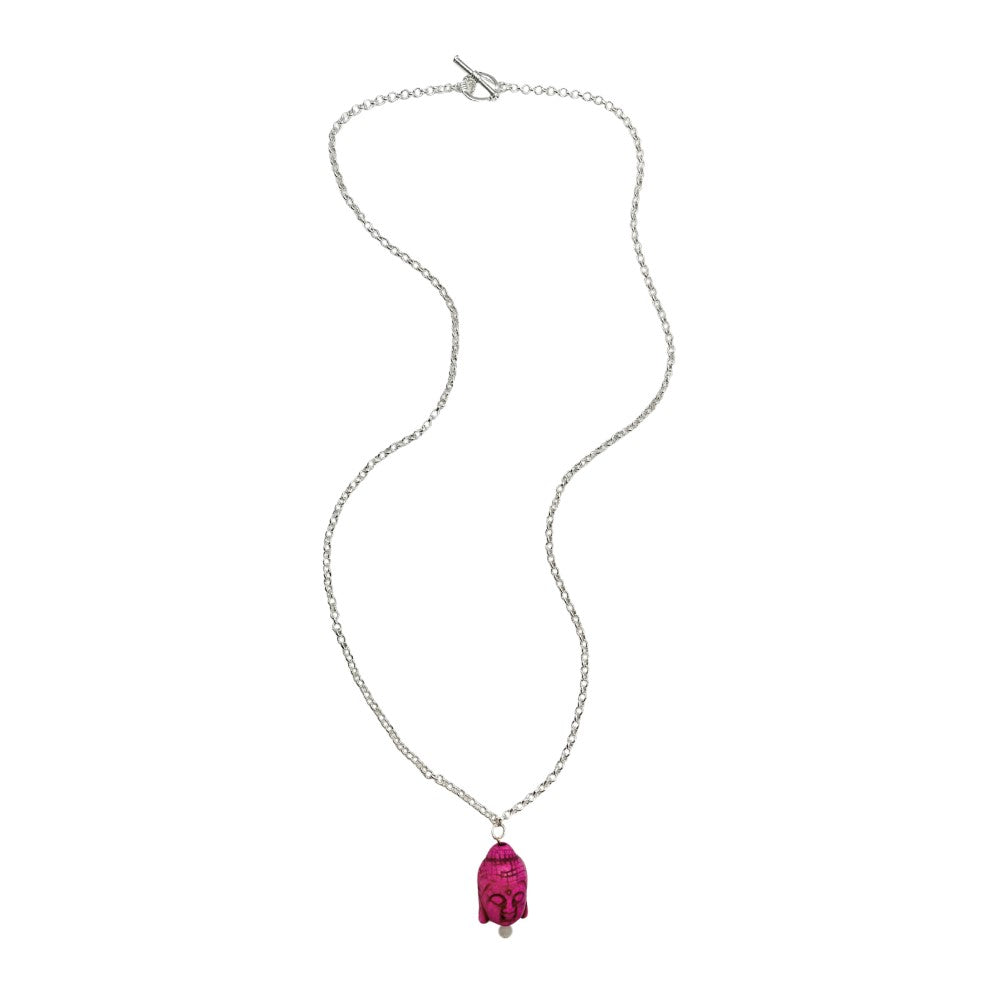 Long Toggle Necklace - Buddah