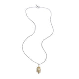 Long Toggle Necklace - Buddah