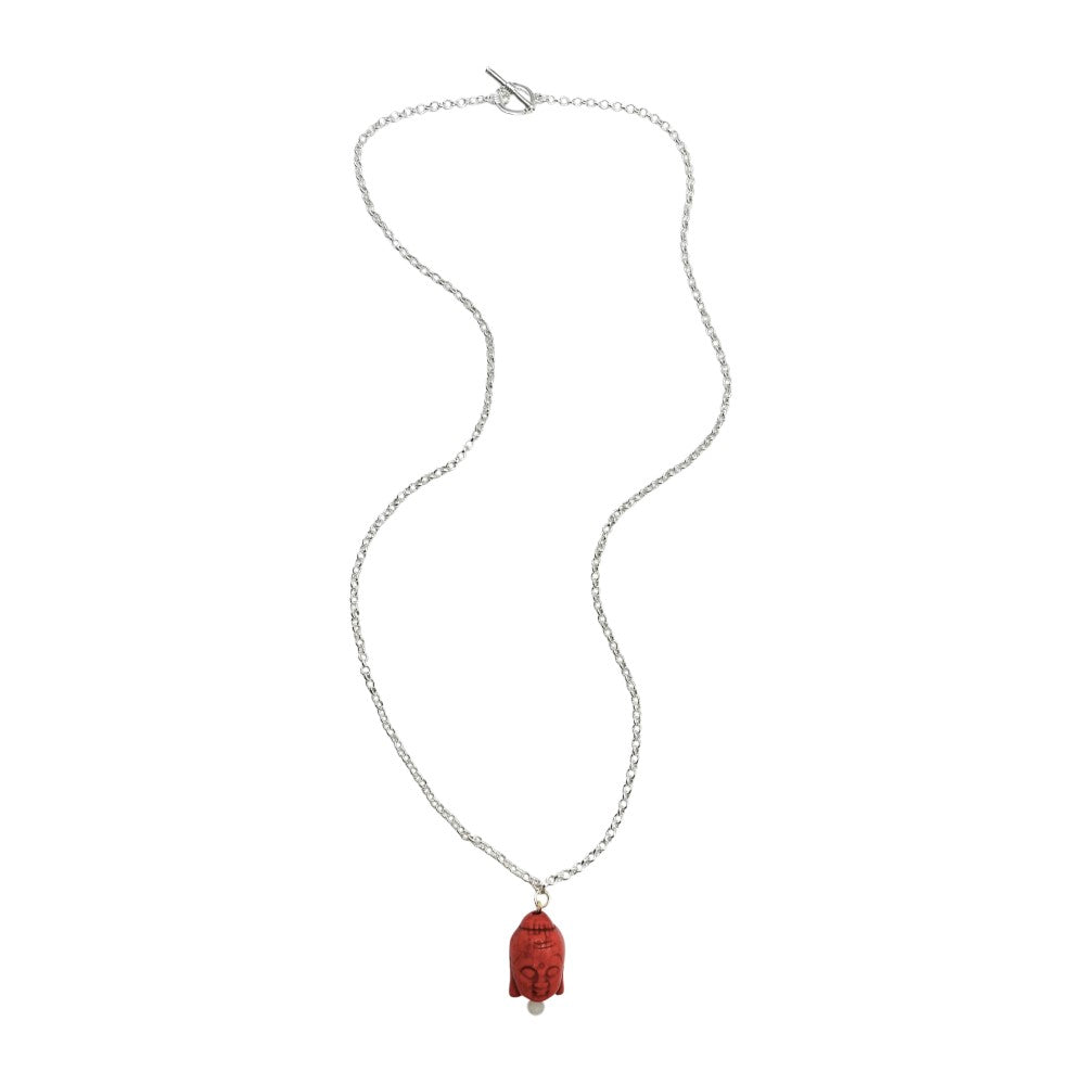 Long Toggle Necklace - Buddah