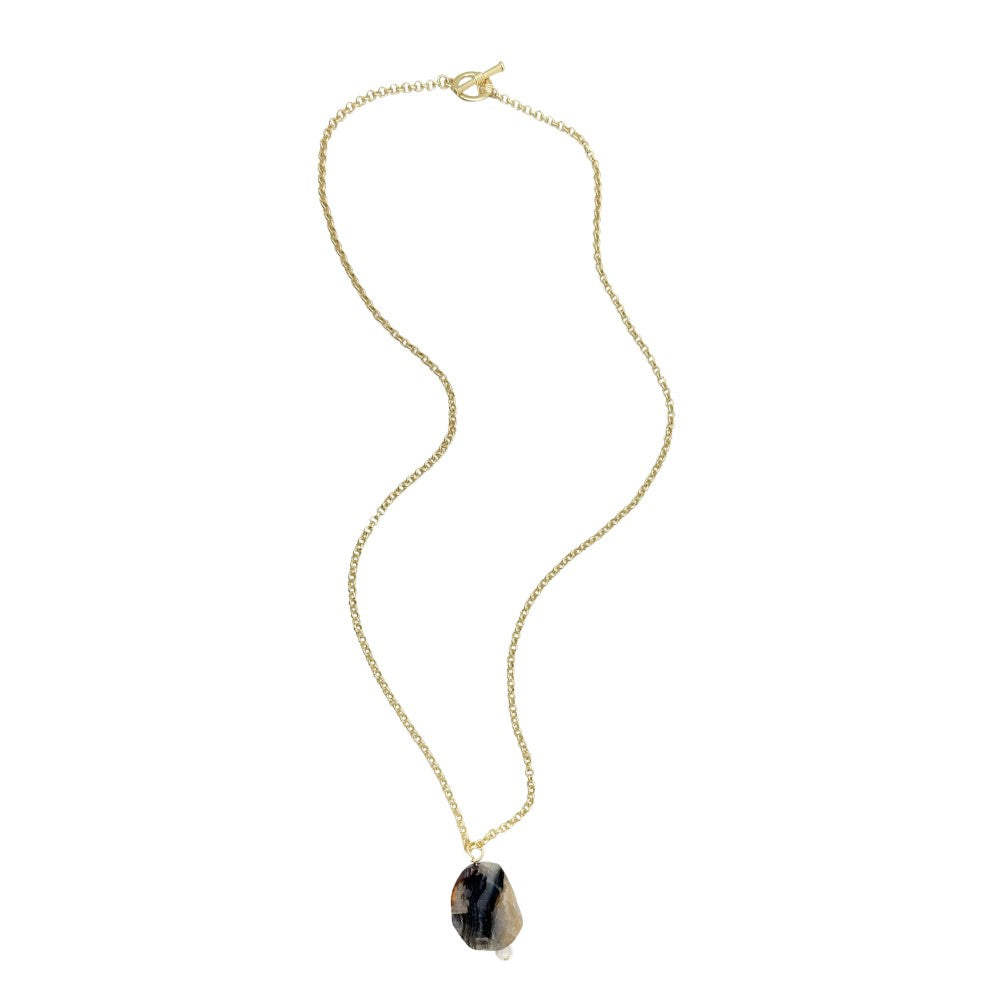 Long Toggle Necklace - Maya