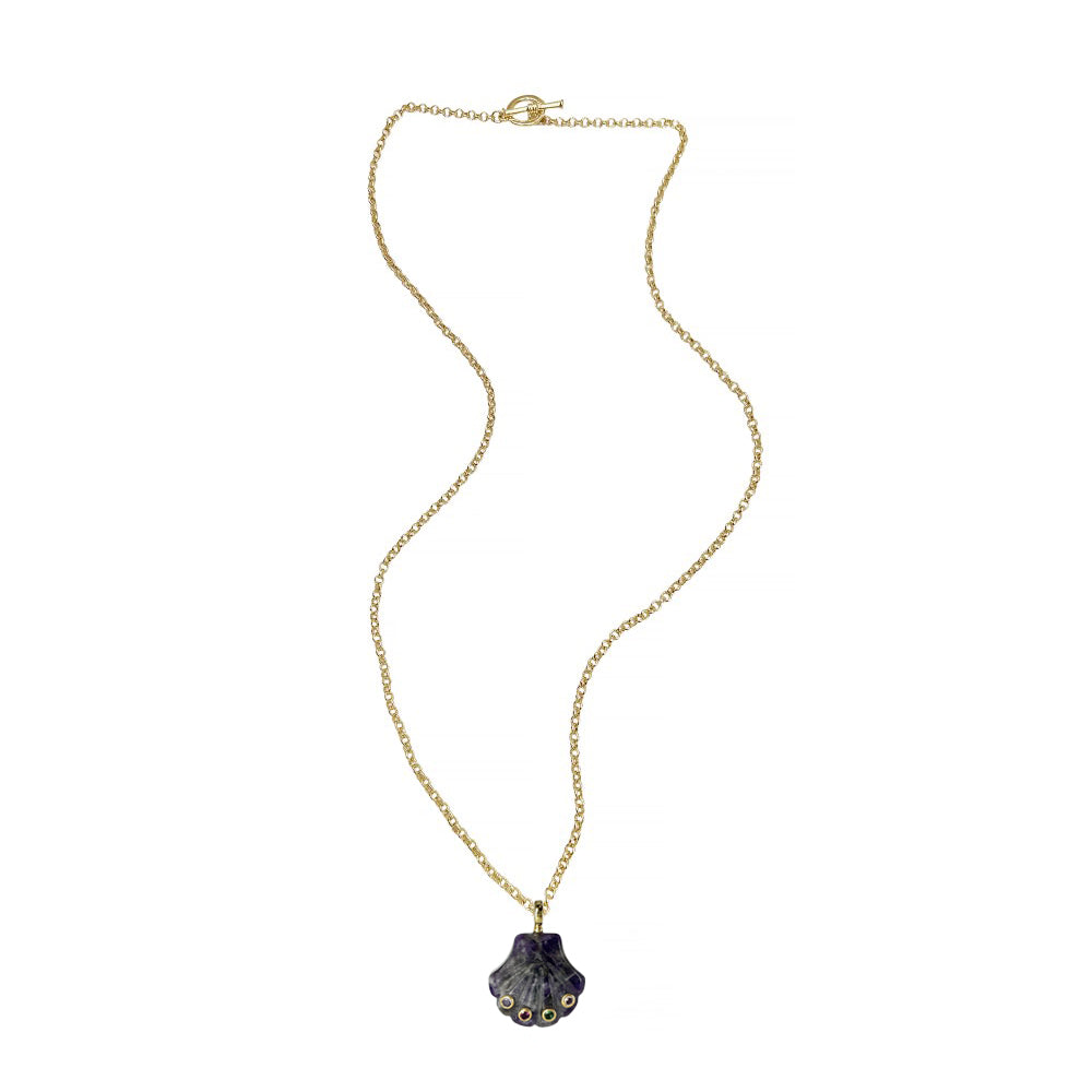 Long Toggle Necklace - Sandy - Gold