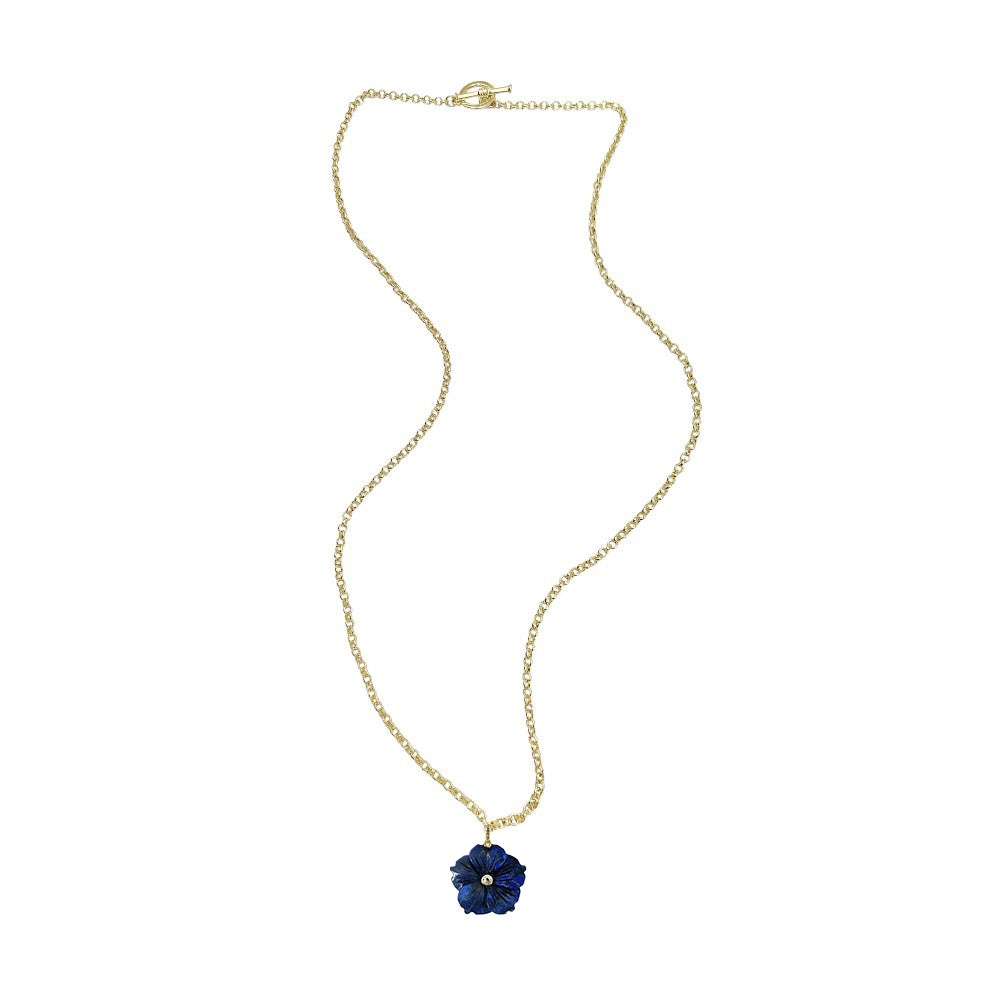 Long Toggle Necklace - Sasha - Gold