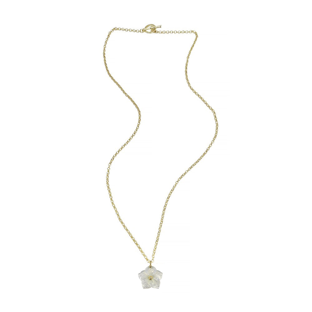Long Toggle Necklace - Sasha - Gold