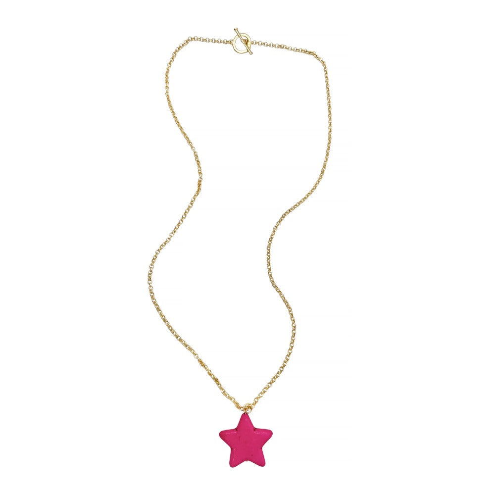 Long Toggle Necklace - Star