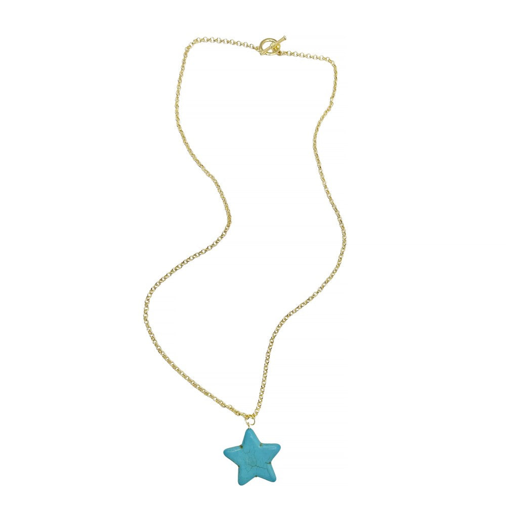 Long Toggle Necklace - Star