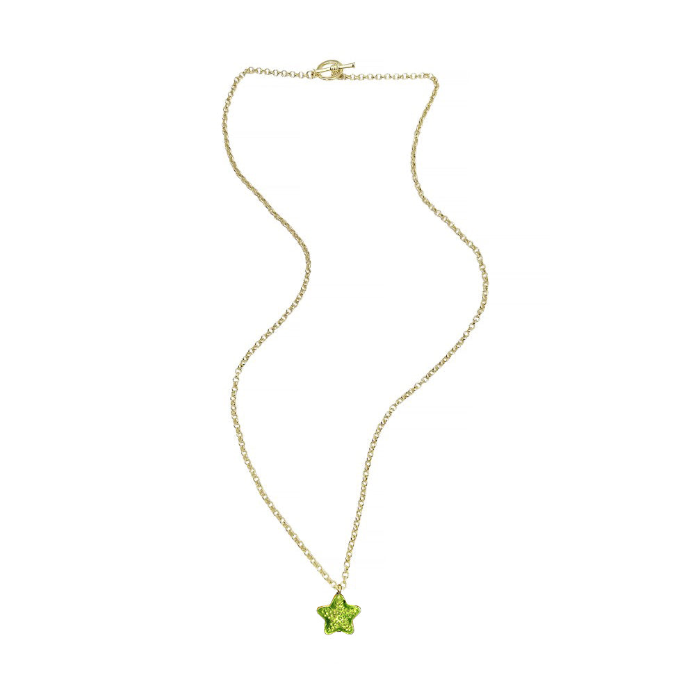 Long Toggle Necklace - Vero Starfish - Gold