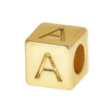 Brush Gold Love Letter Blocks