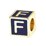 Navy Enamel Love Letter Blocks