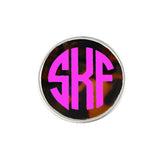 Monogram Enamel Magnet