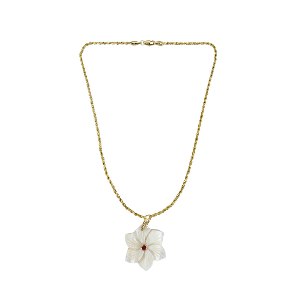 Brynn Necklace - Peony - Small