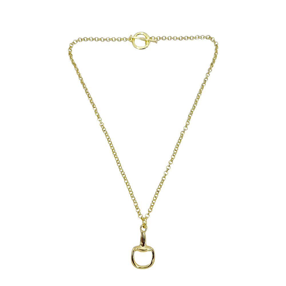 Short Derby Bit Necklace