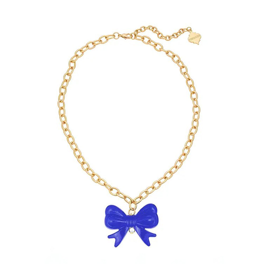 Trinity Necklace - Minnie - Brush Gold