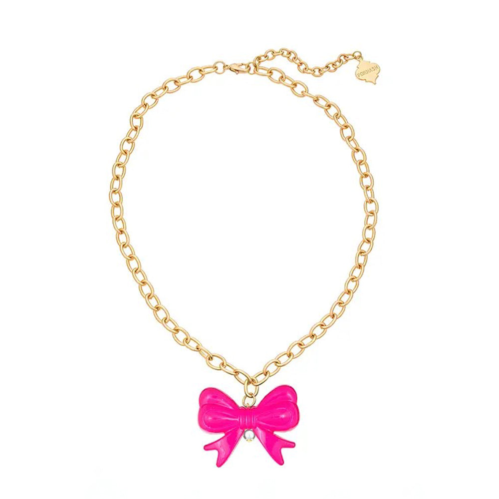 Trinity Necklace - Minnie - Brush Gold