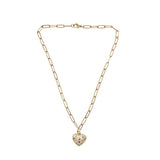 Paperclip Necklace - Heart