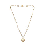 Paperclip Necklace - Heart
