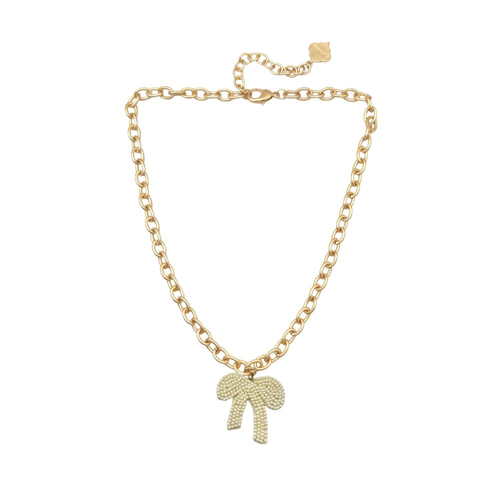 Trinity Necklace - Patch - Brush Gold