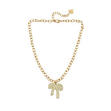Trinity Necklace - Patch - Brush Gold
