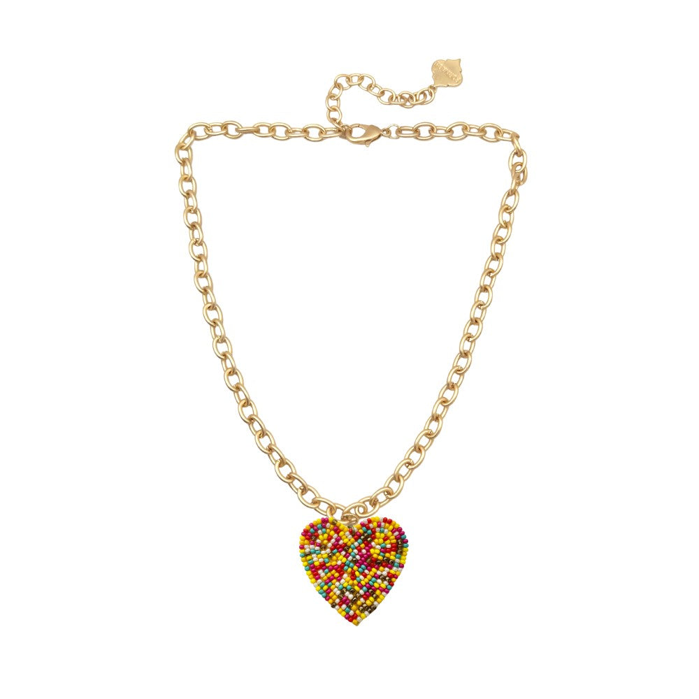 Trinity Necklace - Patch - Brush Gold