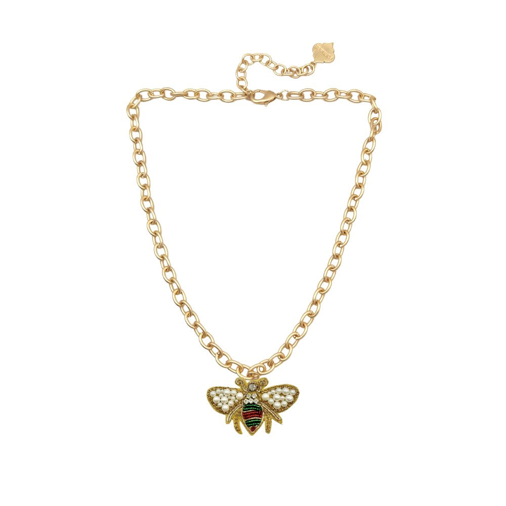 Trinity Necklace - Patch - Brush Gold