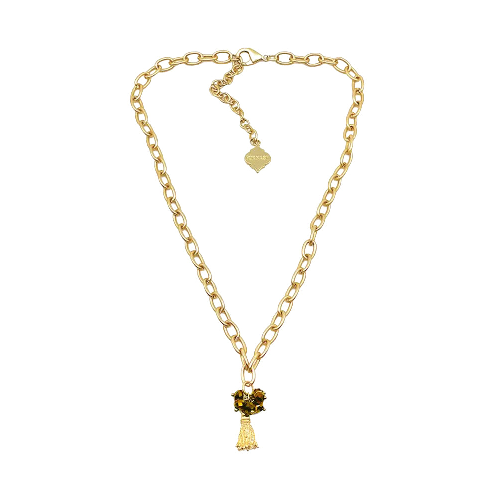 Trinity Necklace - Phoebe - Brush Gold