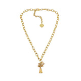 Trinity Necklace - Phoebe - Brush Gold