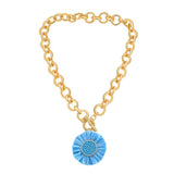 SALE - Bella Necklace - Raffia Sun