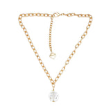 Trinity Necklace - Tobi - Brush Gold