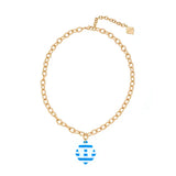 Trinity Necklace - Anchor Away - Brush Gold