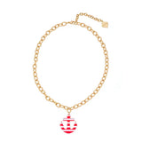 Trinity Necklace - Anchor Away - Brush Gold