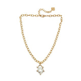 Trinity Necklace - Golden - Brush Gold
