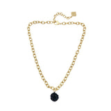 Trinity Necklace - Leni - Brush Gold