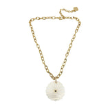 Trinity Necklace - Peony - Large - Gold