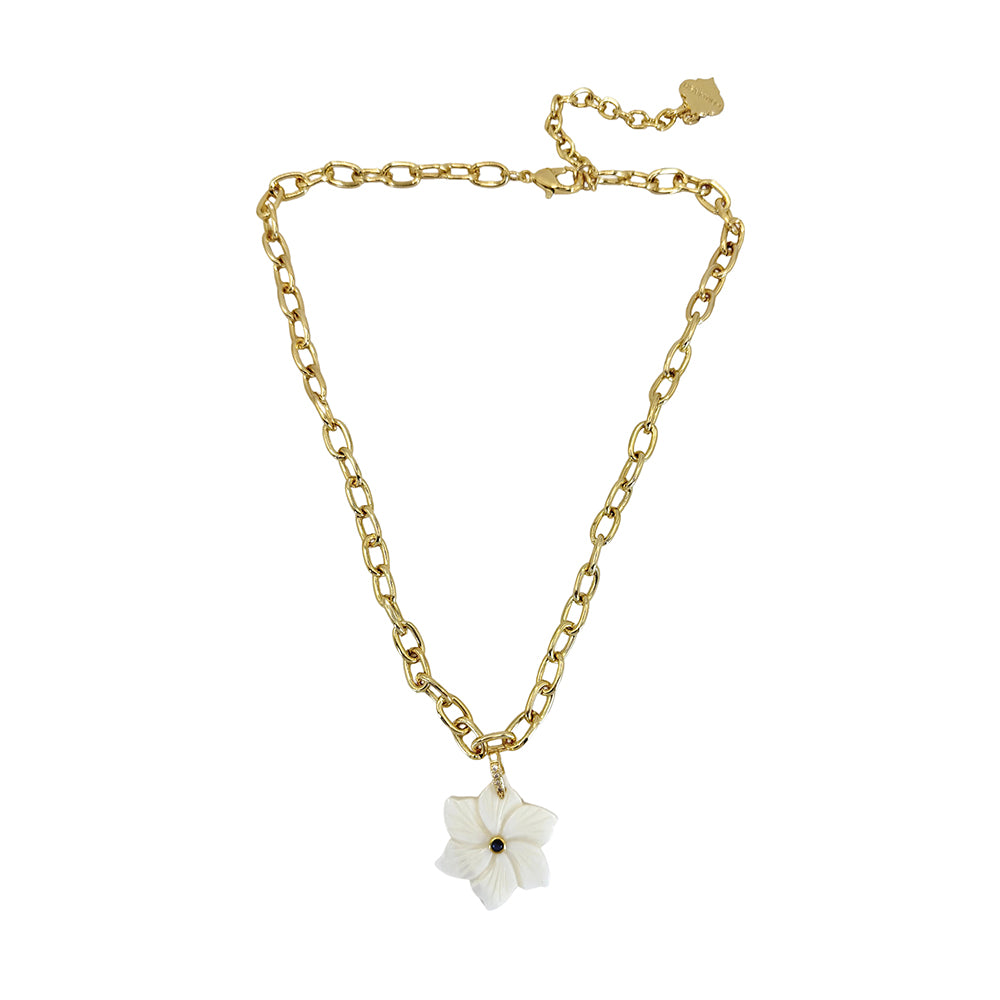 Trinity Necklace - Peony - Small - Gold