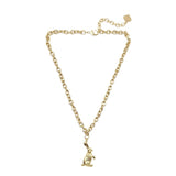 Trinity Necklace - Rabbit - Gold
