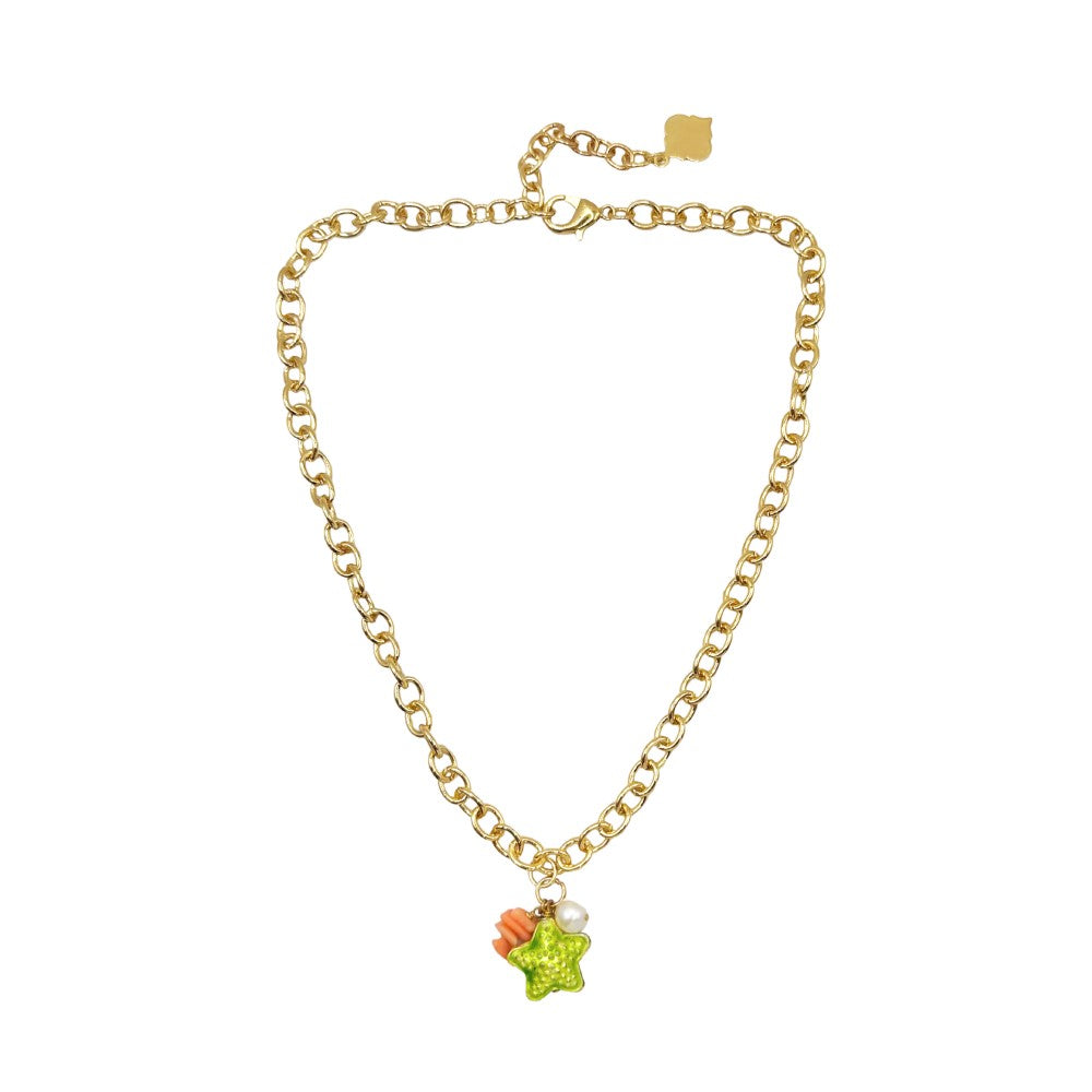 Trinity Necklace - Vero Starfish - Gold
