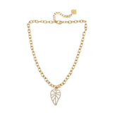 Trinity Necklace - Tropic - Brush Gold