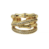 Stone Bamboo Ring