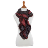 SALE - Two-Tone Boa Scarf